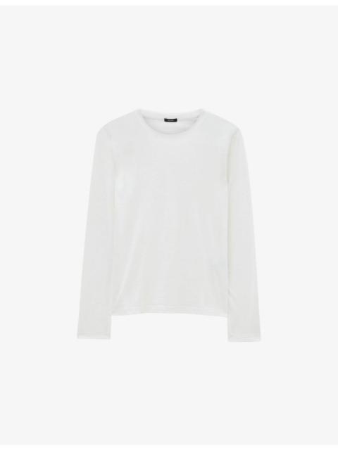JOSEPH Cotton-Silk Jersey T-Shirt