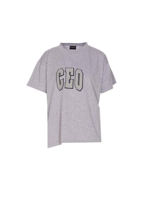BALENCIAGA Balenciaga Women Ceo Team Logo Boxy T-Shirt