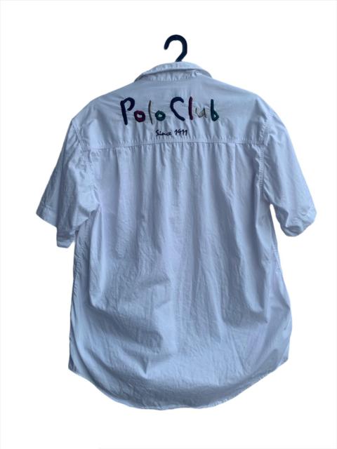 Other Designers Vintage - POLO CLUB EMBROIDERED COLOURING SPELL OUT