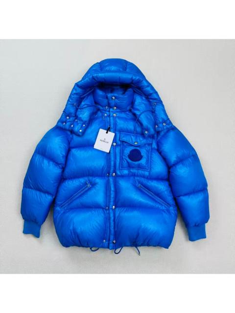 Moncler MONCLER large logo detachable hooded down jacket