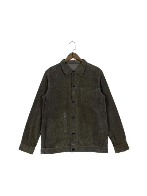 Other Designers Analog Diverse Olive Green Corduroy Jacket