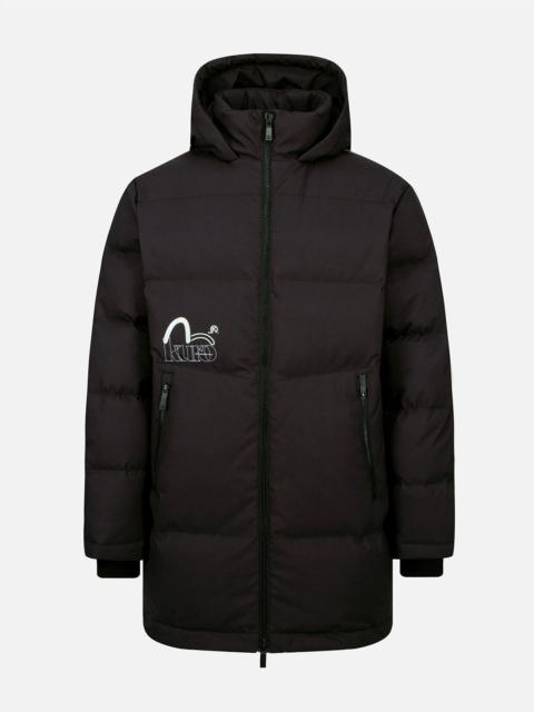 EVISU Kamon and Logo Embroidered Gradient Down Jacket