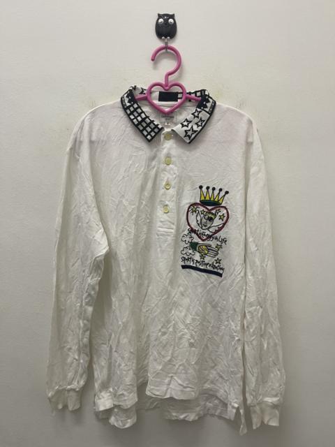 Other Designers Rare Vintage JEAN CHARLES DE CASTELBAJAC White Polo
