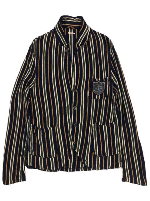 Kapital Stripe Cardigan Jacket
