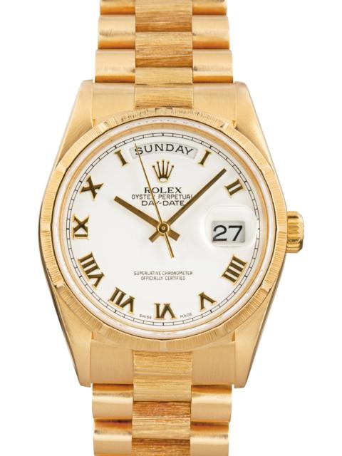 ROLEX Rolex Day-Date 36 Yellow Gold 18248 Barked Finish