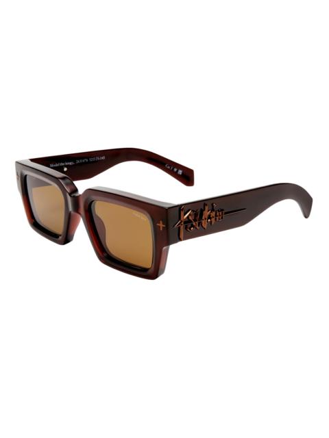 Ksubi THE KINGY SUNGLASSES TOBACCO
