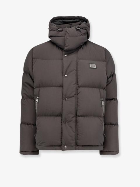 Dolce & Gabbana Dolce & Gabbana Men Nylon Hooded Down Jacket