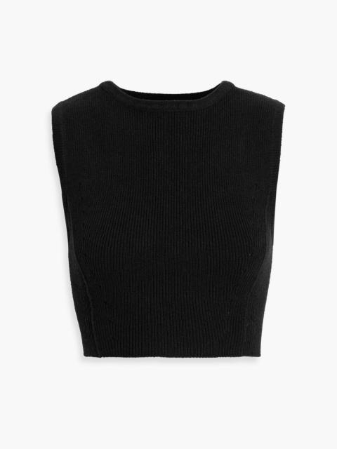 Loulou de Saison Chace cropped stretch-knit top