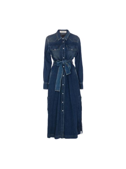 Golden Goose Golden Goose Women Belted Chemise Denim Dress