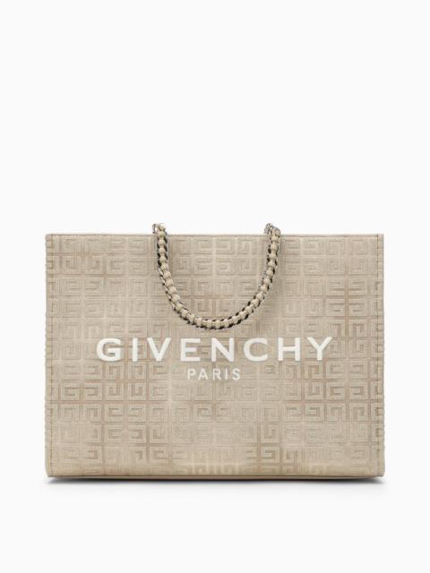 Givenchy G-Tote Medium Gold Canvas With Chain Women
