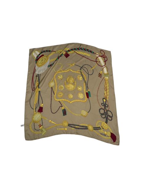 Other Designers Celine × Vintage - vintage Celine silk scarf equestrian baroque-inspired design