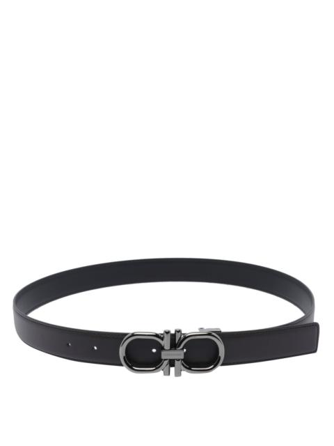 FERRAGAMO Ferragamo Men Reversible And Adjustable Gancini Belt