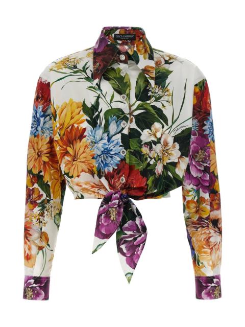 Dolce & Gabbana Dolce & Gabbana Women Floral Crop Shirt