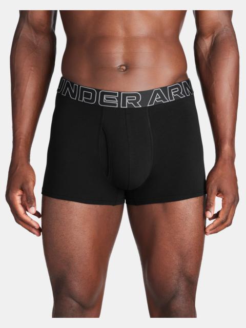 Under Armour Men's UA Performance Cotton 3" 3-Pack Boxerjock®