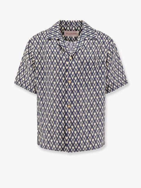 Valentino Men Valentino Blue Shirts