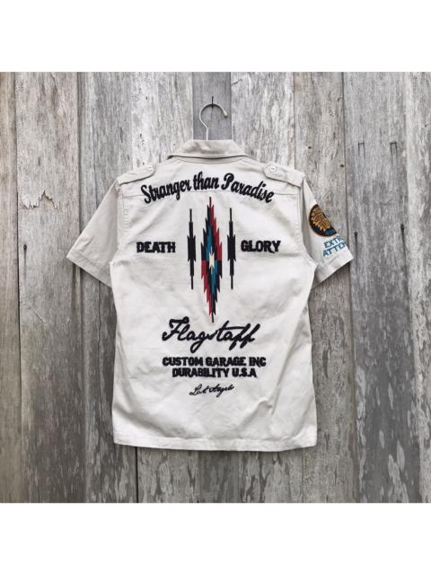 Other Designers Vintage - Vintage Flagstaff Indian Nomad Button Up Shirt Big Logo