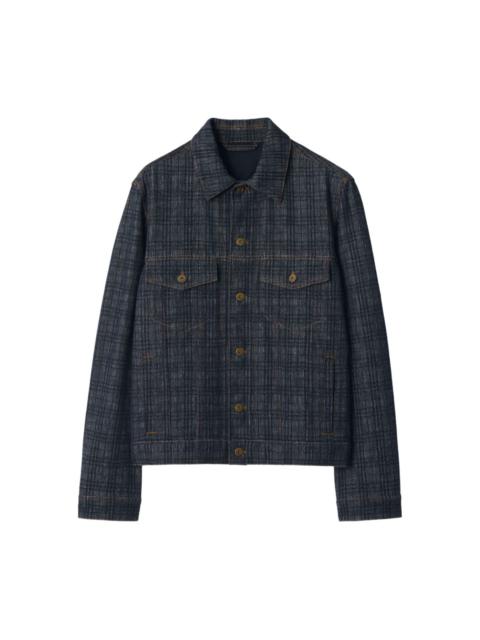 BURBERRY｜JACKETS (EKD Wool Overshirt Jacket (8095630)) Burberry Men's EKD Wool Jacket | neimanmarcus | REVERSIBLE
