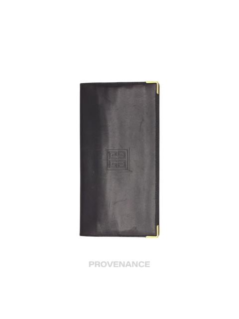 Givenchy Givenchy Long Wallet - Black Leather