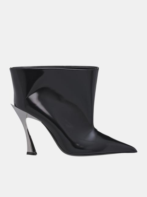 MUGLER Brushed Leather Ankle Boots