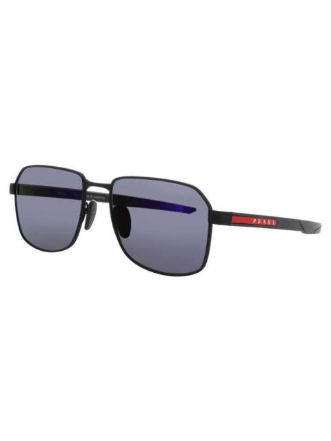 Prada Prada Men's Black Rectangular Sunglasses PS54WSDG005U