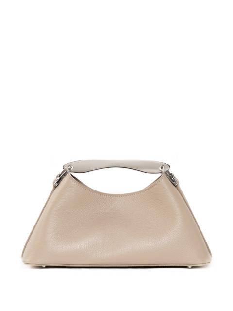 Elleme Mini Boomerang Pebbled Leather Taupe
