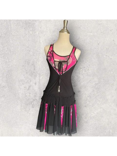 Jean Paul Gaultier JPG Zip Up Sheer Mesh Dress