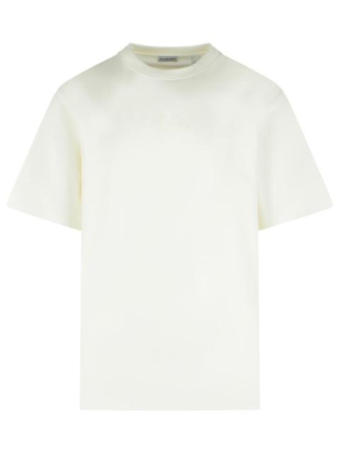 Burberry Burberry 'Ryan' White Cotton T-Shirt Men