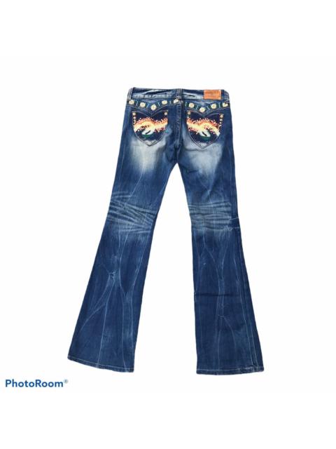 Other Designers Japanese Brand Studio R.P Denim Flare Jeans Embellished