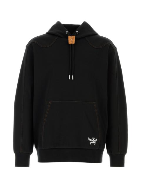 MCM Black stretch polyester blend sweatshirt