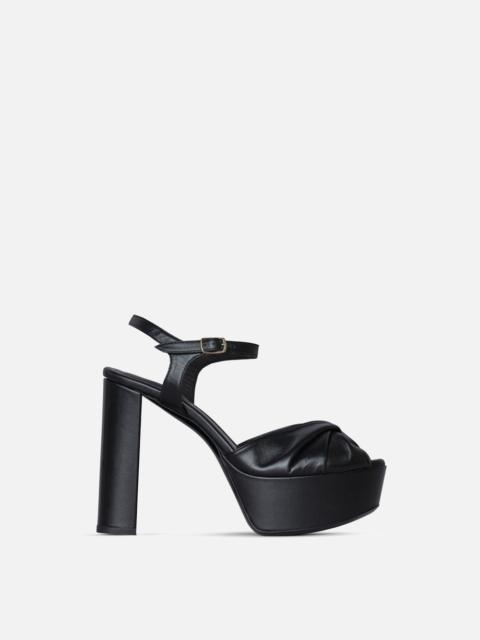 FRAME Camille Platform Heel in Black