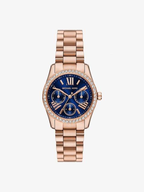MICHAEL KORS Michael Kors Mini Lexington Chronograph Quartz Crystal Ladies Watch MK4926