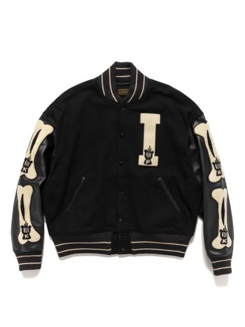 Kapital Wool I-FIVE Varsity JKT Black