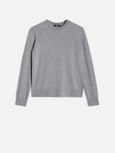 7 For All Mankind Cashmere Crewneck Sweater in Slate