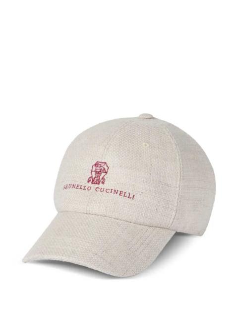 Brunello Cucinelli Brunello Cucinelli Men Baseball Cap With Embroidered Logo