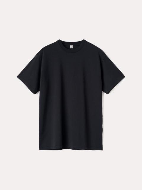 TOTEME Straight cotton tee black