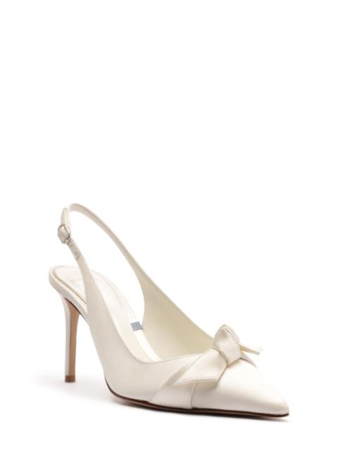 ALEXANDRE BIRMAN Alexandre Birman Clarita Classic Pointed Toe Slingback Pump in Bianco at Nordstrom