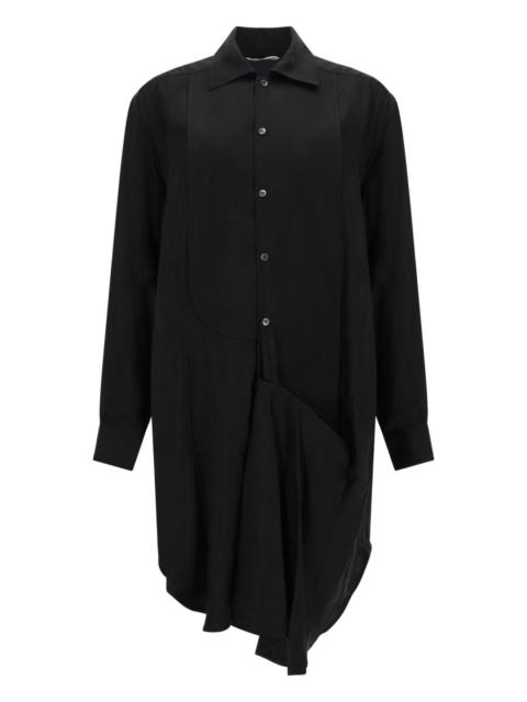 Other Designers Jw Anderson Women "Tuxedo Drape" Midi Dress