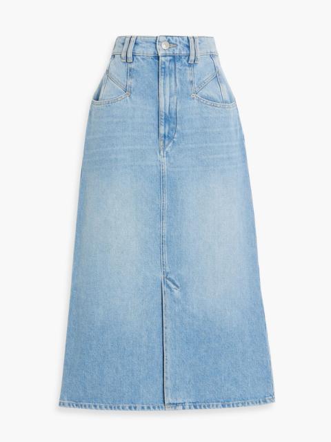 Isabel Marant Dipoma denim midi skirt