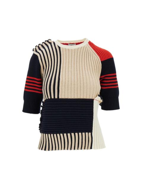 Bottega Veneta COTTON PATCHWORK SWEATER