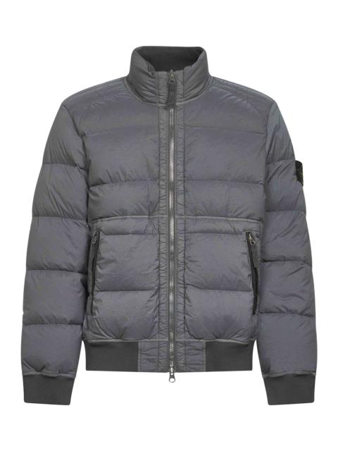 Stone Island Grey DOWN-TC stretch nylon down jacket