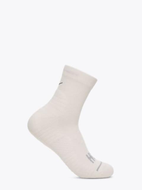 HOKA Quarter Run Sock in White