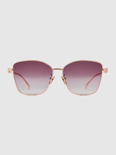 GUCCI Specialized fit butterfly sunglasses