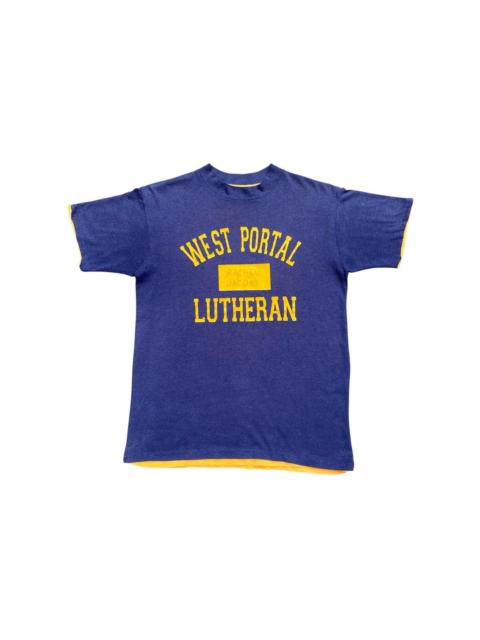 Other Designers Vintage West Portal Lutheran Double Layer Reversible Tshirt