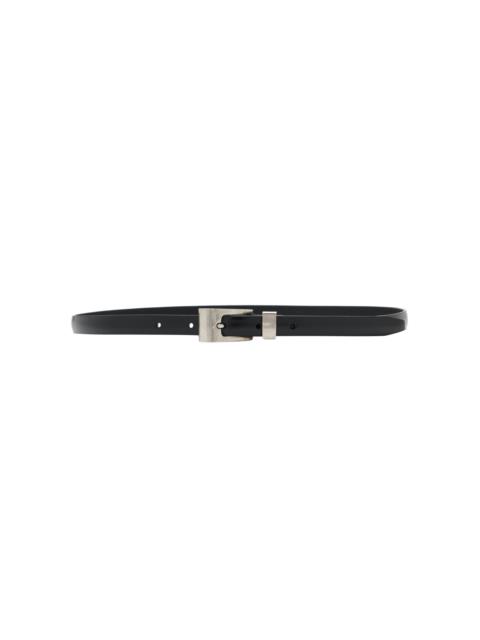 The Row Downtown Leather Belt black
