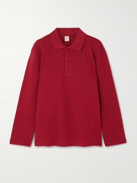 FLORE FLORE Diana Organic Cotton-piqué Polo Shirt