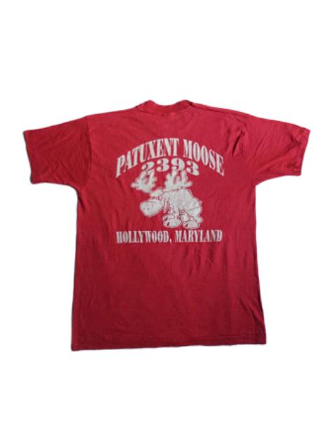 Other Designers Vintage - Vintage 80s 50/50 Patuxent Moose Hollywood Pocket Tee