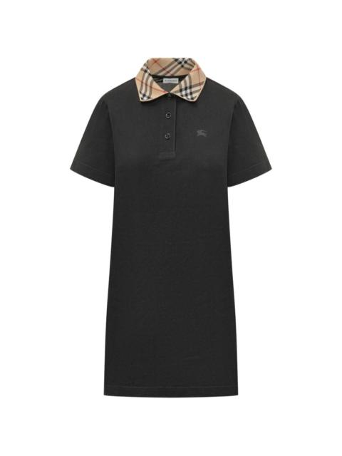 Burberry Burberry Women Check Collar Cotton Dress