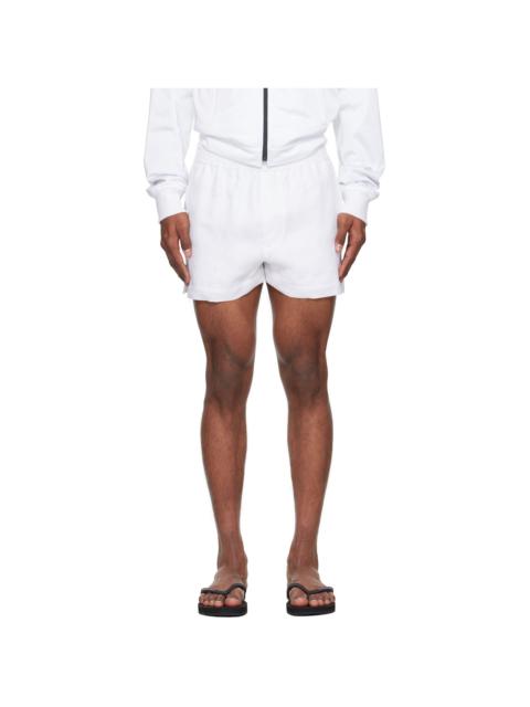 DSQUARED2 White Summer Lovers Linen Shorts