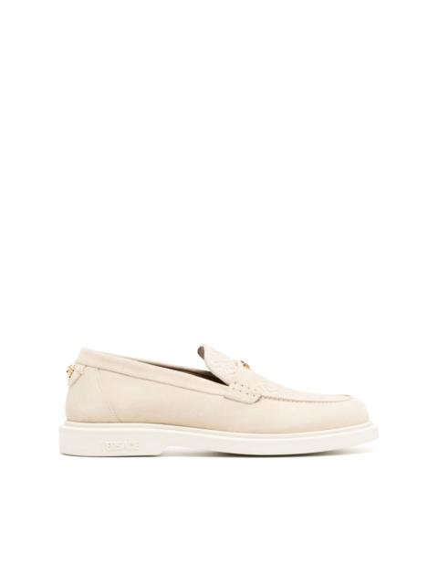 suede loafers