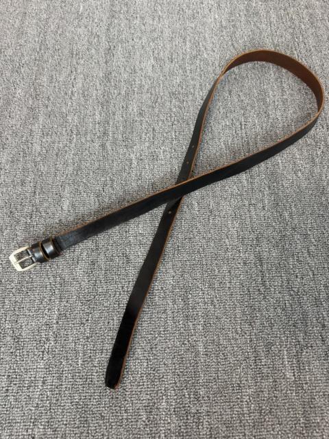 SAINT LAURENT Saint Laurent 16SS Paris Black Brown Retro Silver Buckle Belt